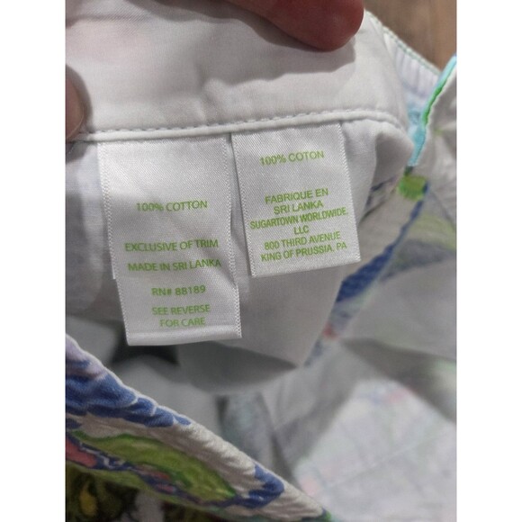 EUC! Lilly Pulitzer Conch Republic Buttercup Shorts 4 B13 - Picture 9 of 10